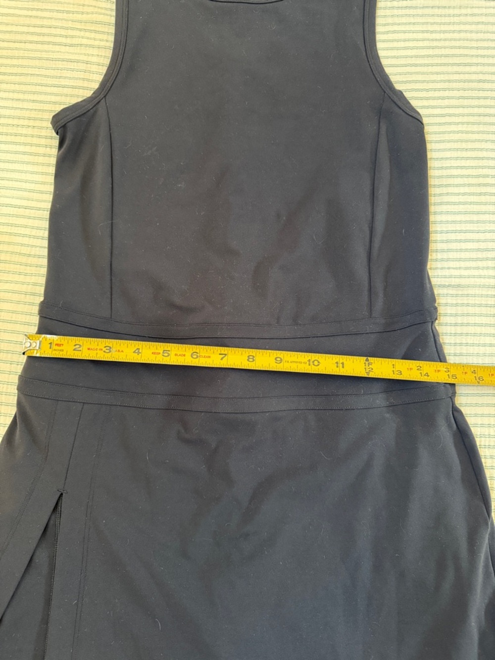 Vuori Topspin Tennis Dress — Black Medium - Picture 9 of 11